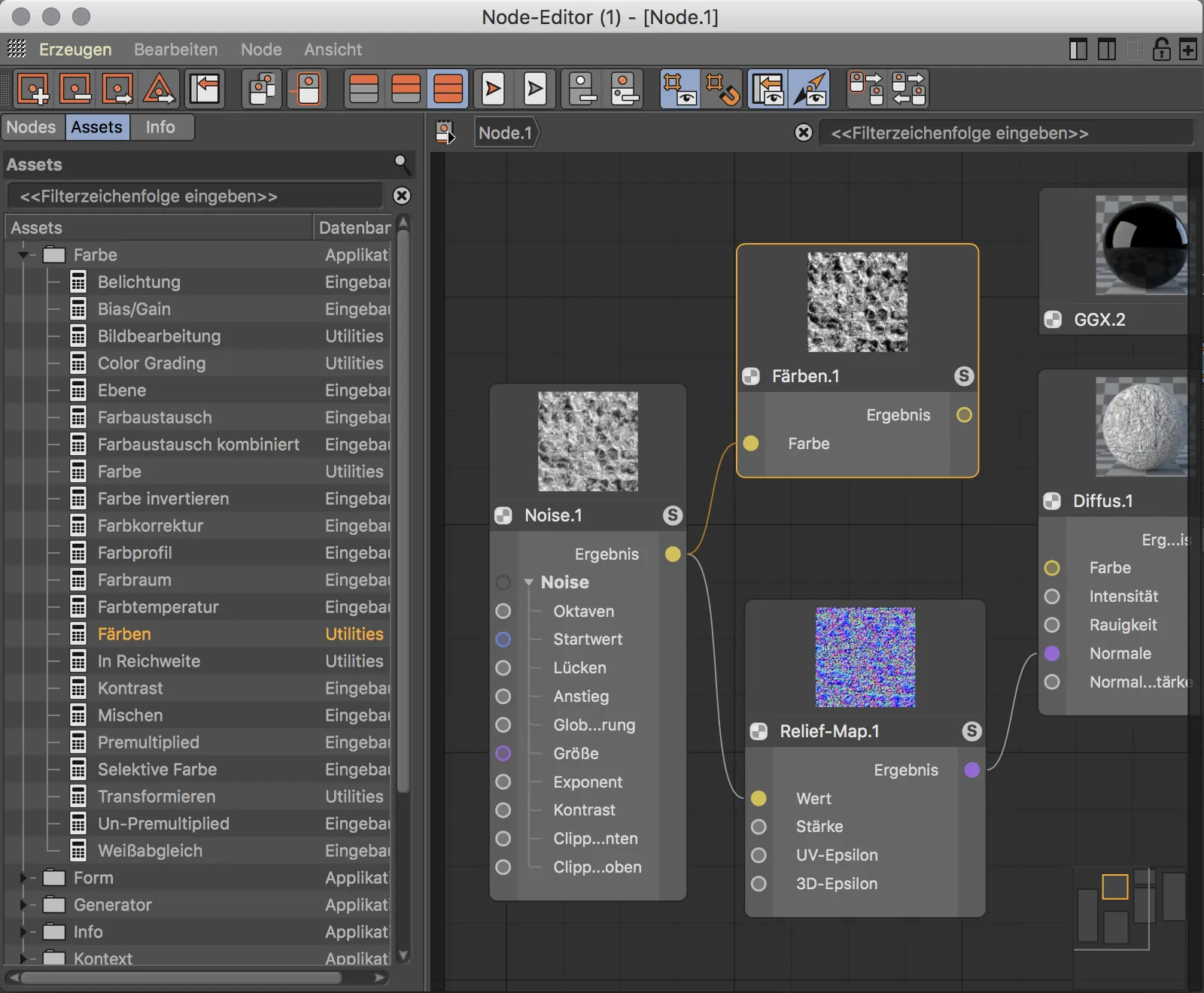 Neu in Release 20 – Node-basierte Materialien