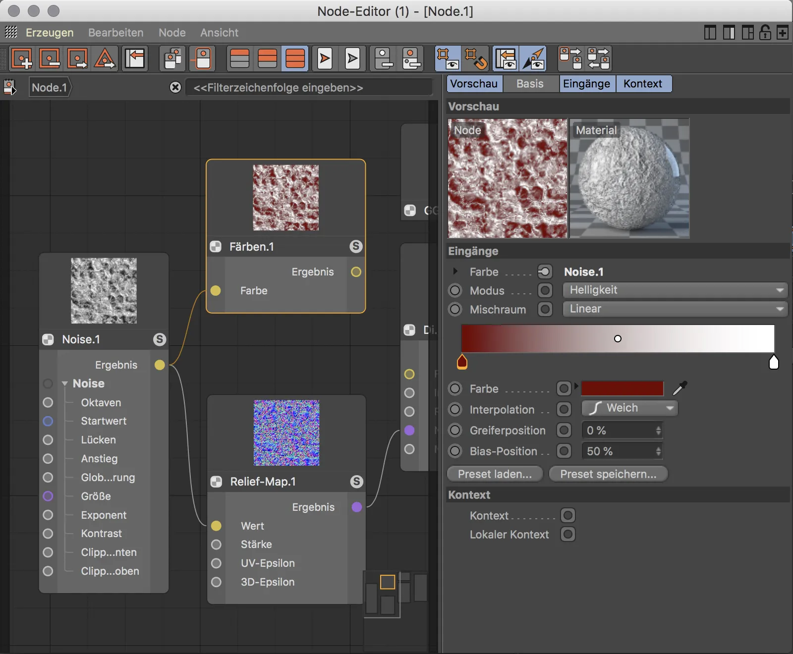 Neu in Release 20 – Node-basierte Materialien