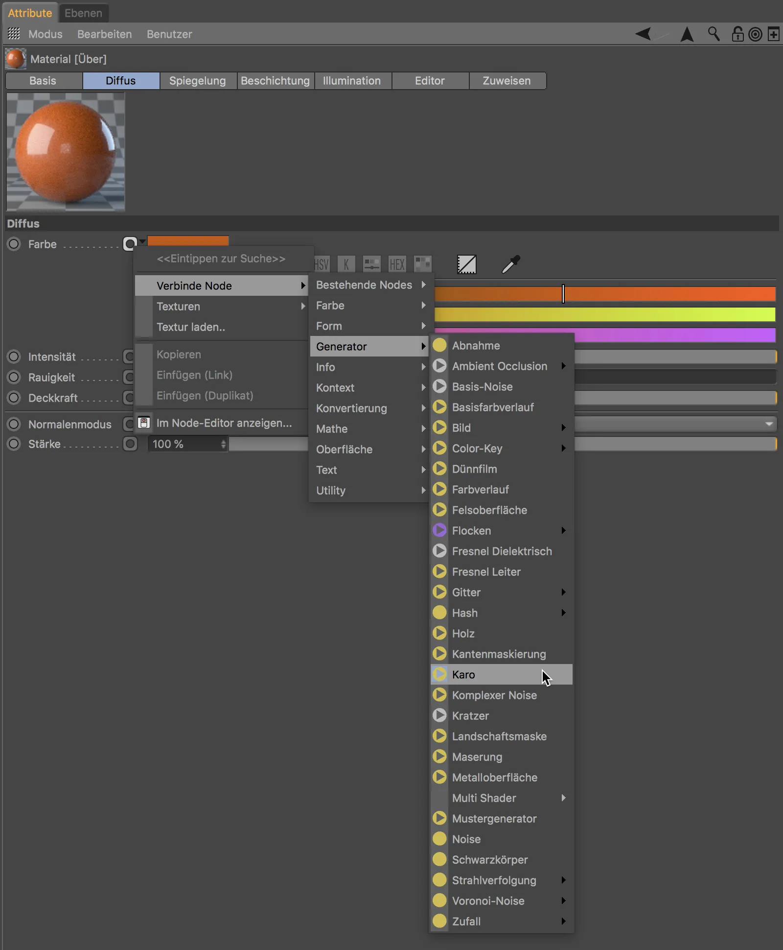 Neu in Release 20 – Node-basierte Materialien