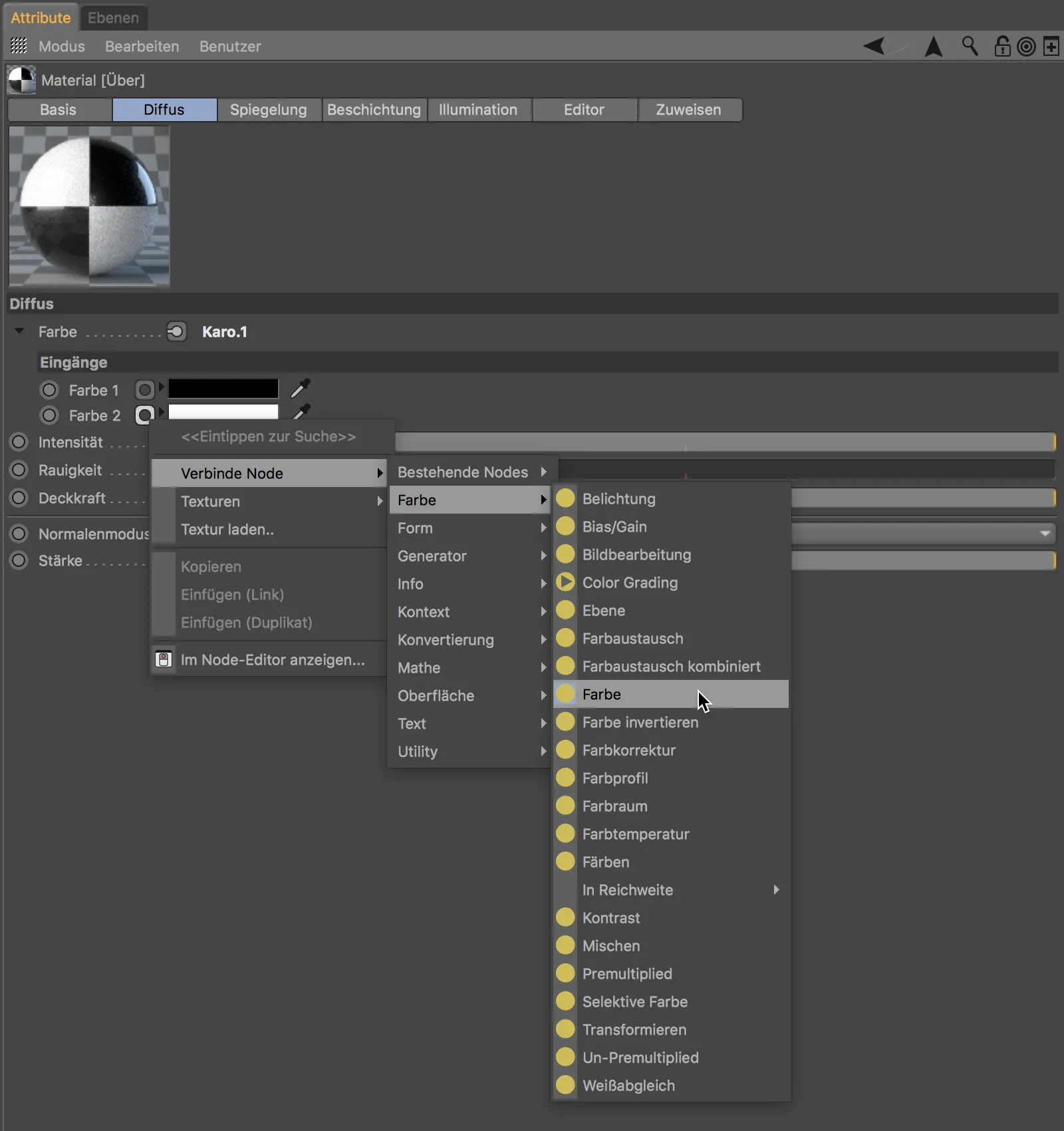 Neu in Release 20 – Node-basierte Materialien