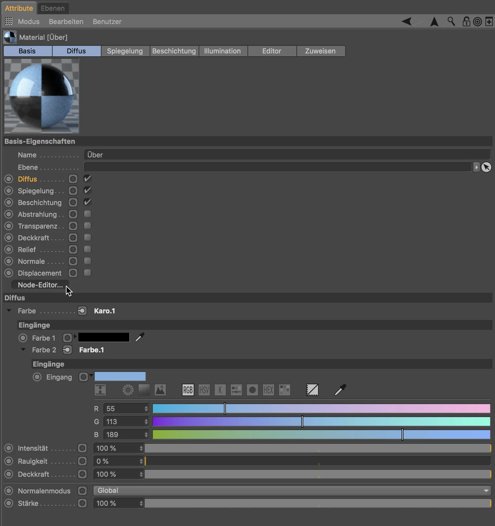 Neu in Release 20 – Node-basierte Materialien