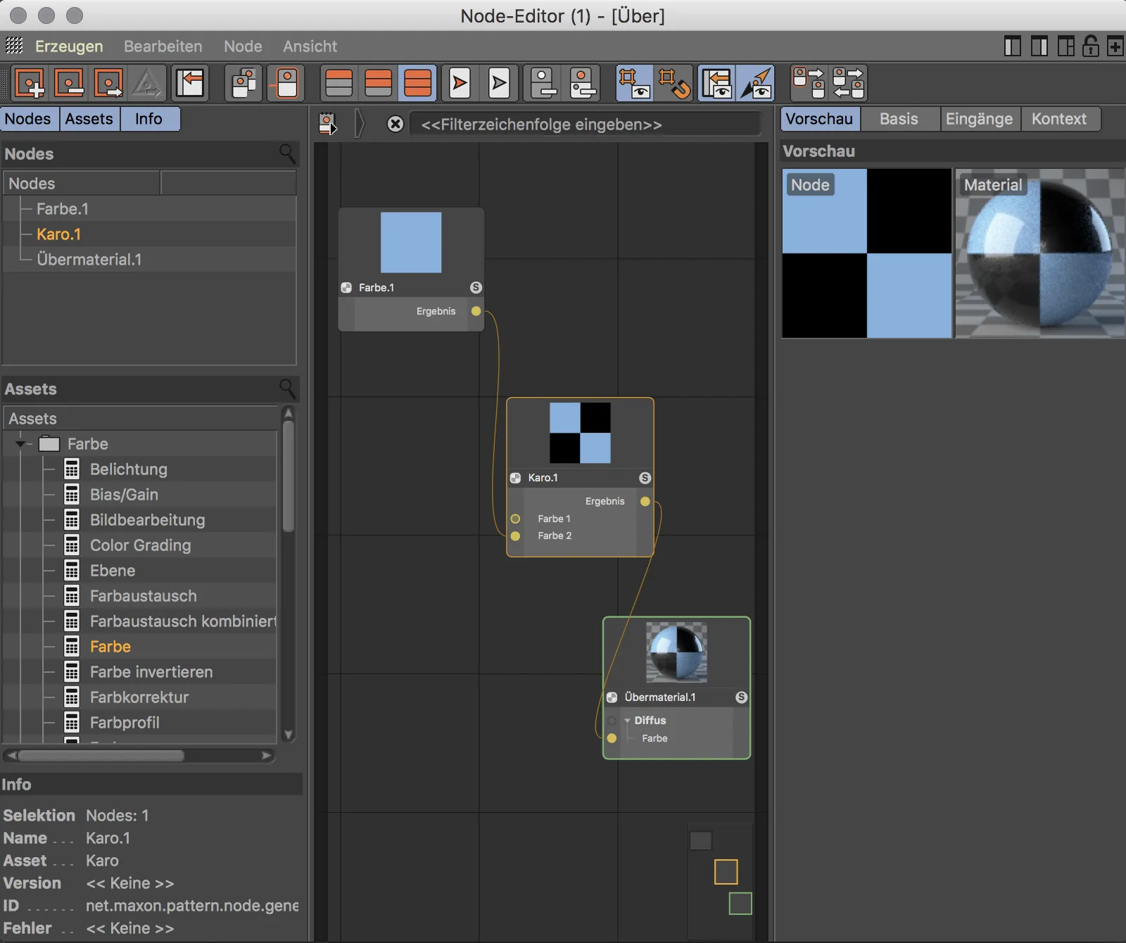 Neu in Release 20 – Node-basierte Materialien