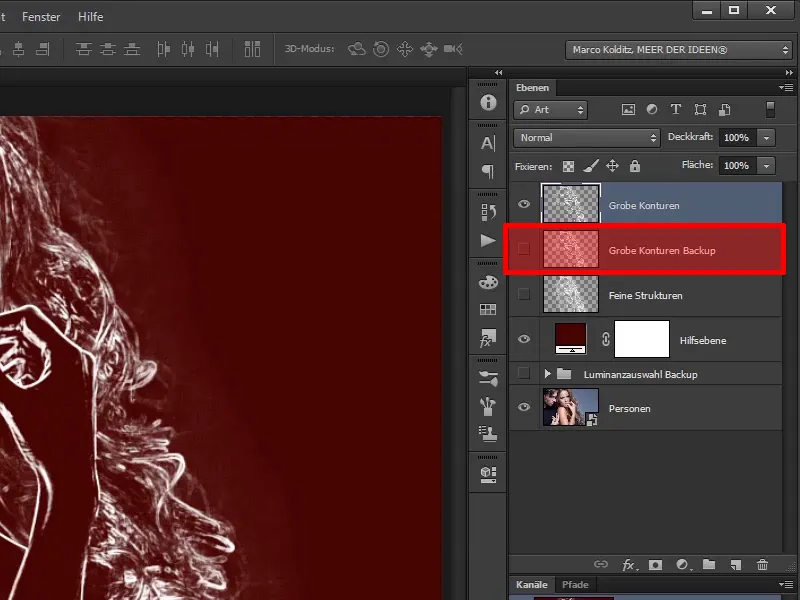 Photoshop-Composing - Feuer und Eis - Teil 03: Feuer ins Bild wischen