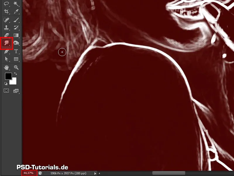 Photoshop-Composing - Feuer und Eis - Teil 03: Feuer ins Bild wischen