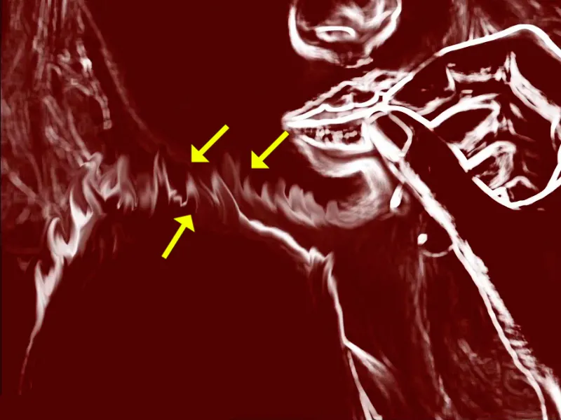 Photoshop-Composing - Feuer und Eis - Teil 03: Feuer ins Bild wischen