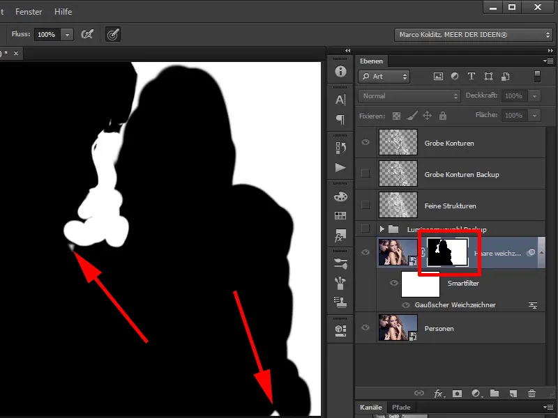 Photoshop-Composing - Feuer und Eis - Teil 03: Feuer ins Bild wischen