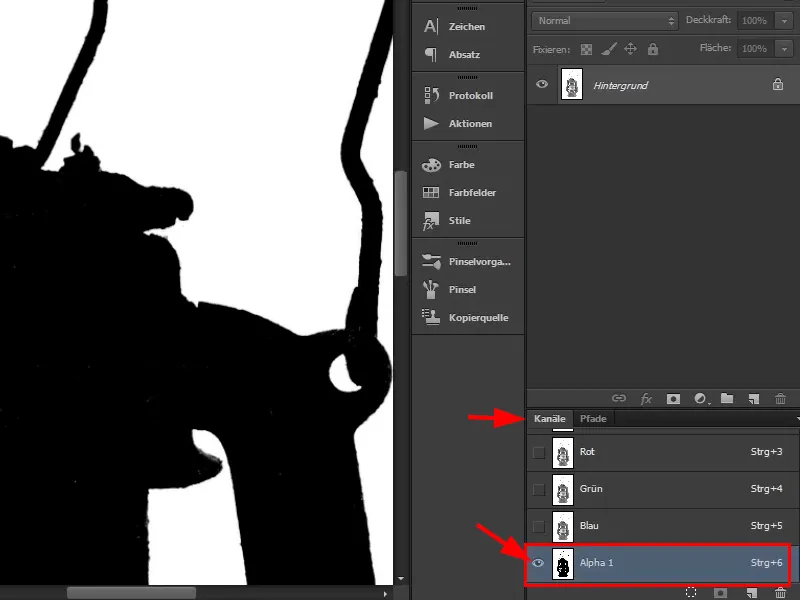 Photoshop-Composing - Das Orakel des Meeres - Teil 03: Lampe freistellen