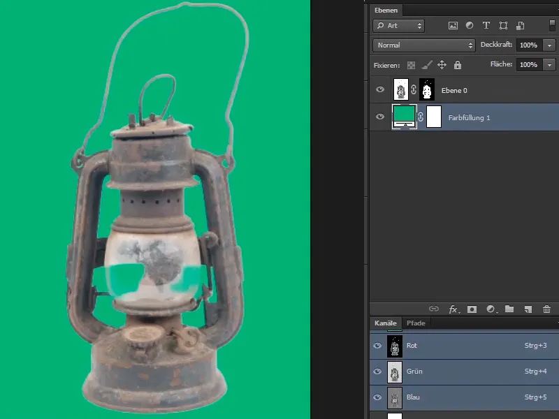 Photoshop-Composing - Das Orakel des Meeres - Teil 03: Lampe freistellen