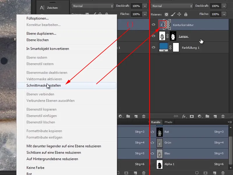 Photoshop-Composing - Das Orakel des Meeres - Teil 03: Lampe freistellen