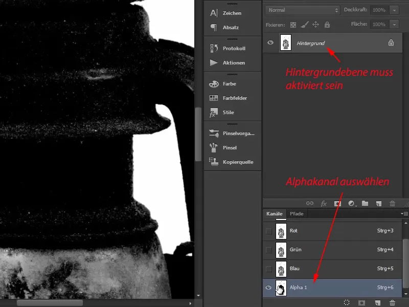 Photoshop-Composing - Das Orakel des Meeres - Teil 03: Lampe freistellen