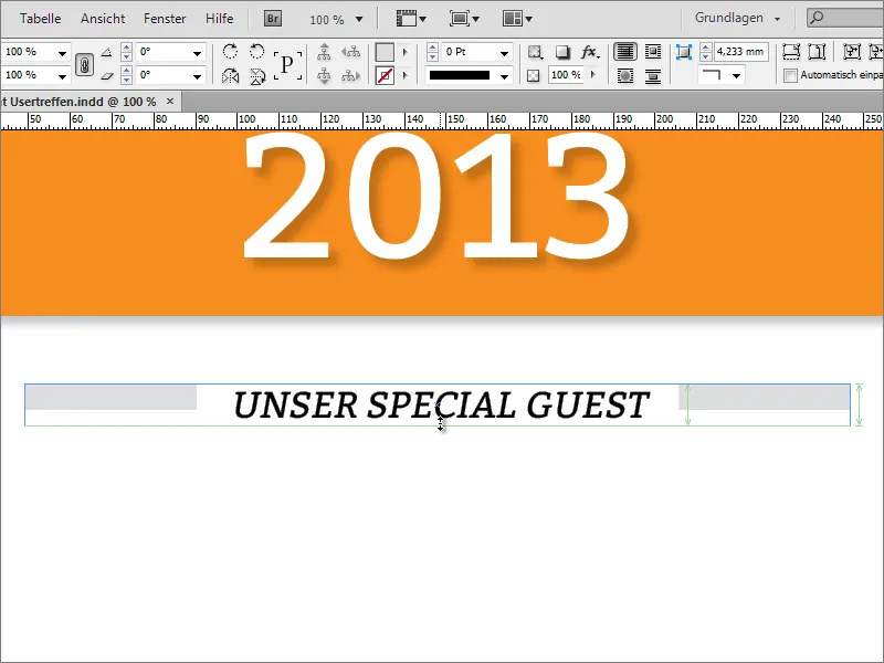 Plakat gestalten in Adobe InDesign - Teil 3: Texte einpflegen
