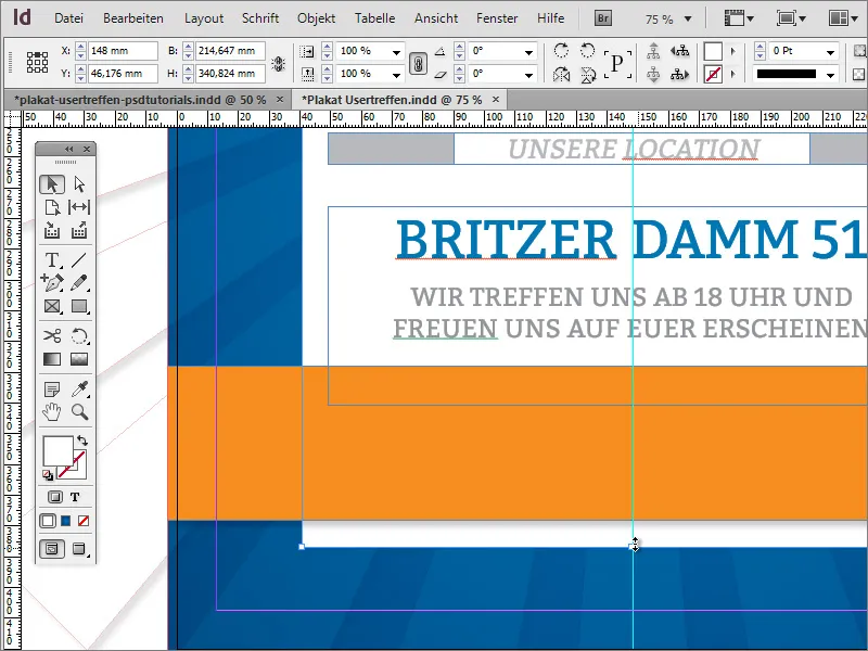 Plakat gestalten in Adobe InDesign - Teil 3: Texte einpflegen