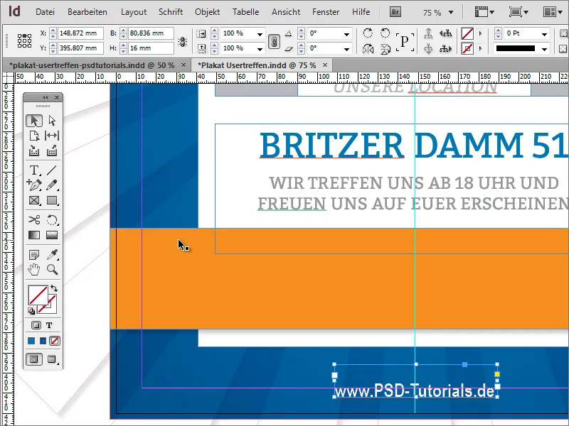 Plakat gestalten in Adobe InDesign - Teil 3: Texte einpflegen