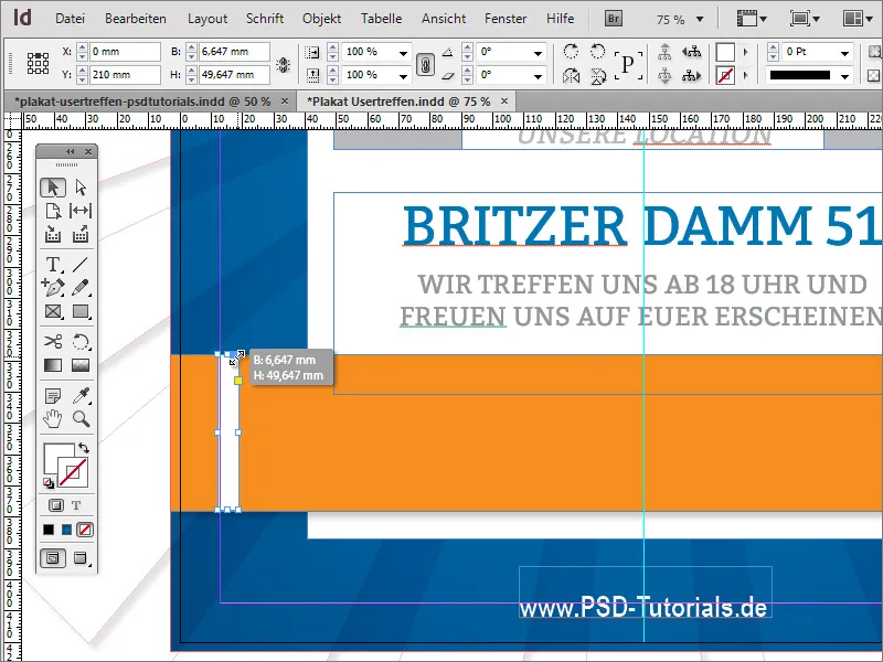Plakat gestalten in Adobe InDesign - Teil 3: Texte einpflegen