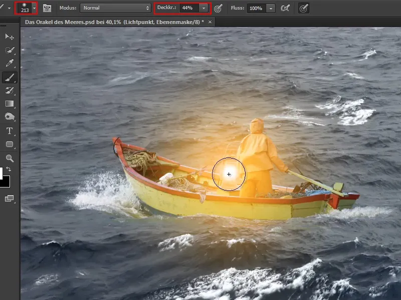 Photoshop-Composing - Das Orakel des Meeres - Teil 04: Lampe freistellen und zum Leuchten bringen