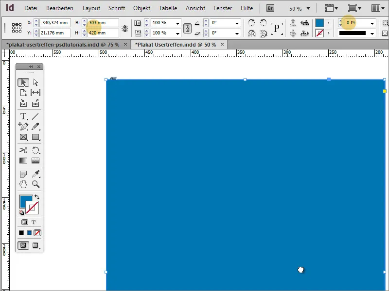 Plakat gestalten in Adobe InDesign - Teil 4: QR-Code und Texturen erstellen