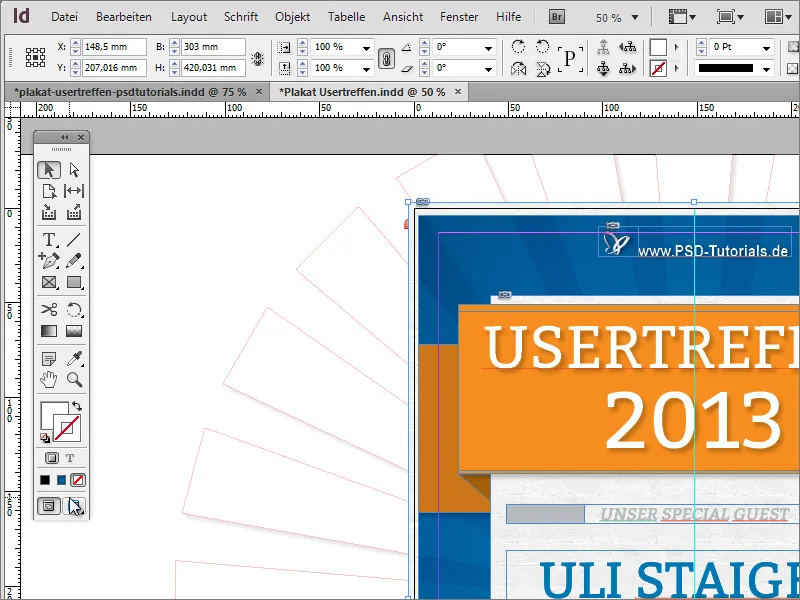 Plakat gestalten in Adobe InDesign - Teil 4: QR-Code und Texturen erstellen