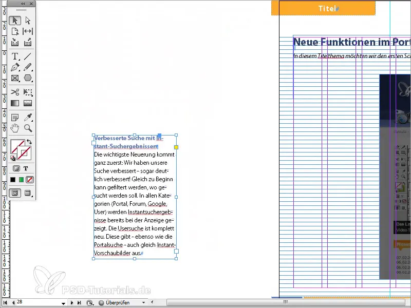 Tipps & Tricks zu Adobe InDesign: Montagefläche vergrößern