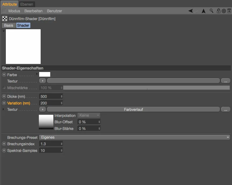 Neu in Release 18 – Seifenblasen mit dem Dünnfilm-Shader