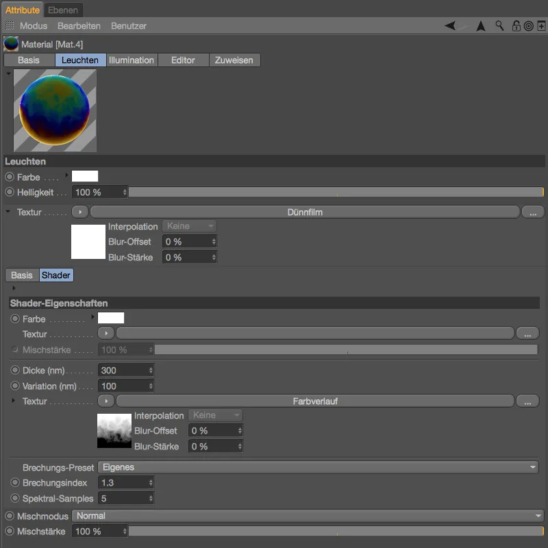 Neu in Release 18 – Seifenblasen mit dem Dünnfilm-Shader