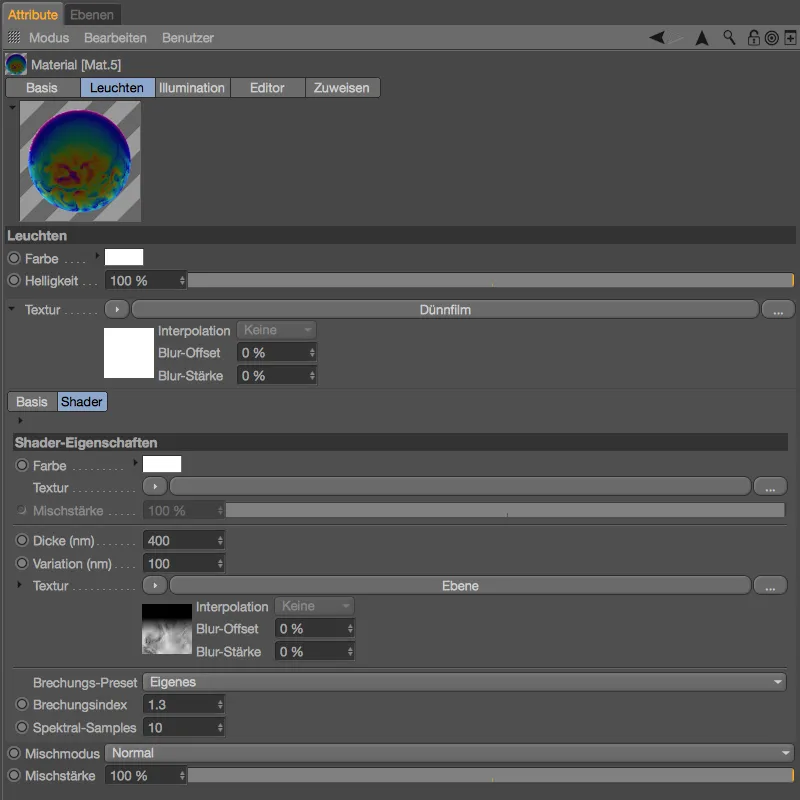 Neu in Release 18 – Seifenblasen mit dem Dünnfilm-Shader