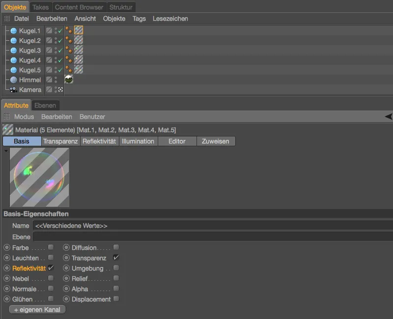 Neu in Release 18 – Seifenblasen mit dem Dünnfilm-Shader