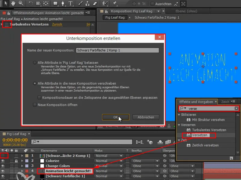 Animation leicht gemacht: Das Textflackern
