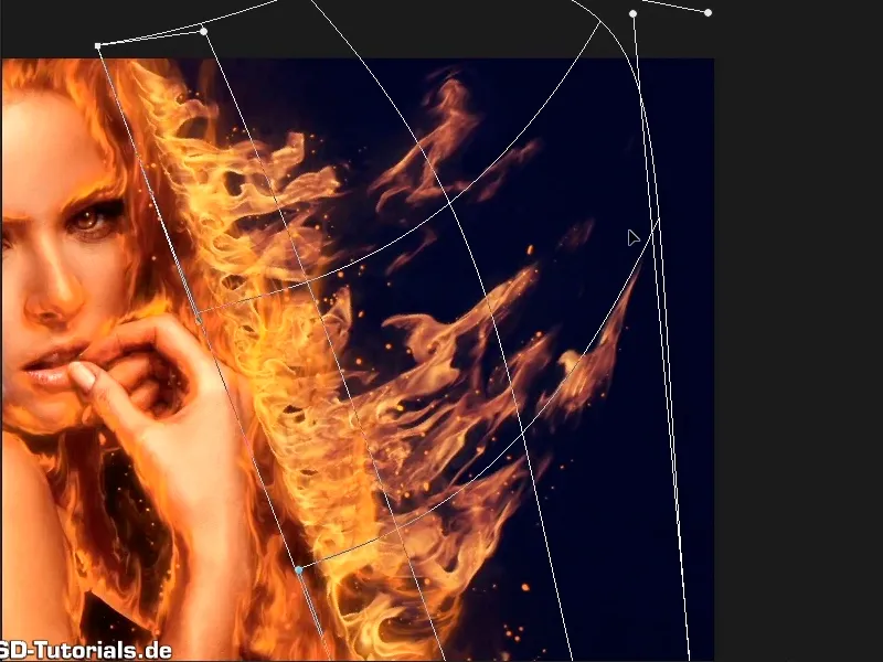 Photoshop-Composing - Feuer und Eis - Teil 07: Echtes Feuer im Bild platzieren