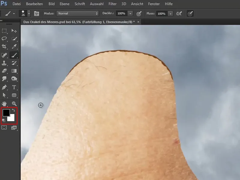 Photoshop-Composing - Das Orakel des Meeres - Teil 07: Der Maske Tiefe verleihen