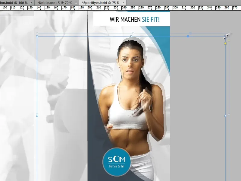 Flyerdesign im Faltformat am Beispiel eines Sportstudios/Fitnessstudios - Teil 3 Flyerdesign im Faltformat am Beispiel eines Sportstudios/Fitnessstudios - Teil 3