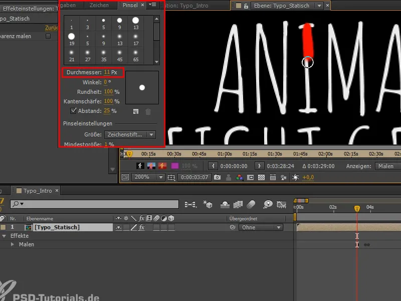 Animation leicht gemacht: Strichanimation