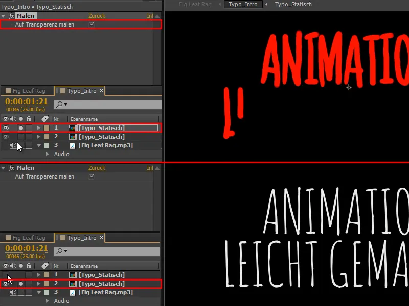 Animation leicht gemacht: Strichanimation