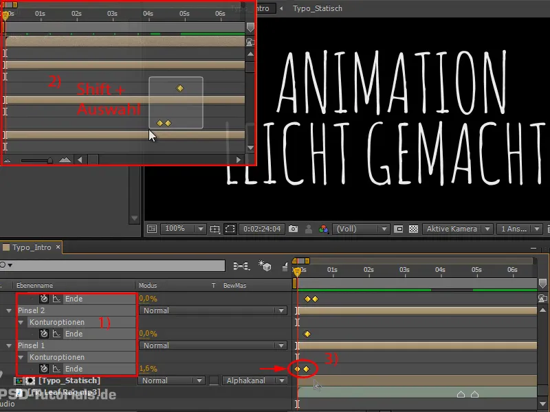 Animation leicht gemacht: Strichanimation
