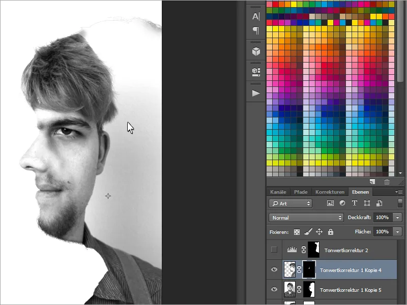 Der Zwei-Gesichter-Effekt in Photoshop