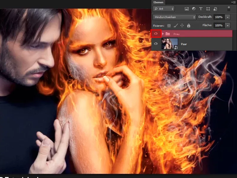 Photoshop-Composing - Feuer und Eis - Teil 09: Der eisige Look des Mannes