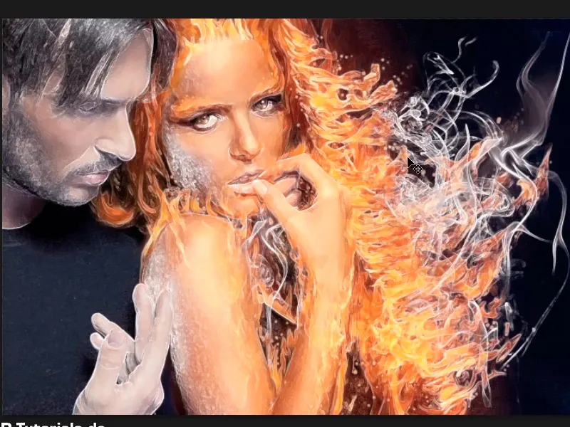 Photoshop-Composing - Feuer und Eis - Teil 09: Der eisige Look des Mannes