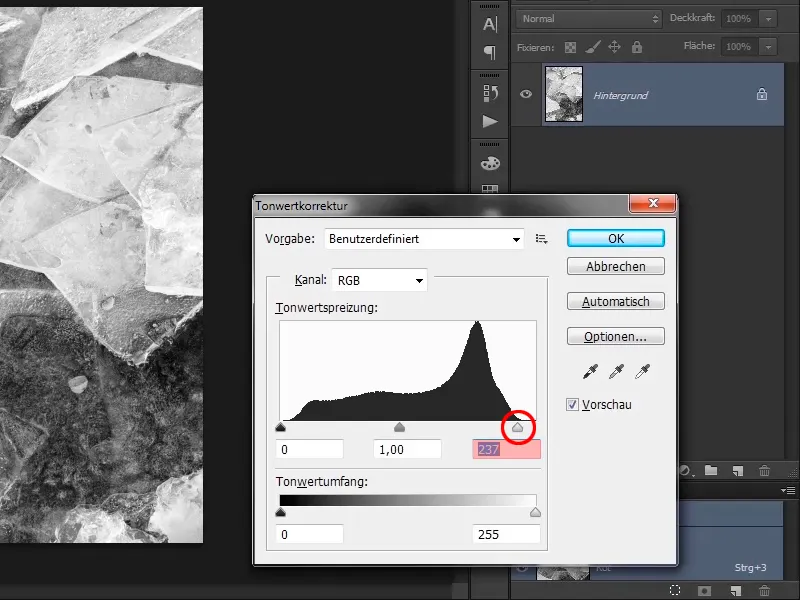 Photoshop-Composing - Feuer und Eis - Teil 09: Der eisige Look des Mannes
