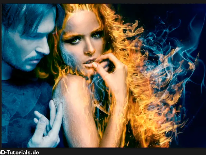 Photoshop-Composing - Feuer und Eis - Teil 09: Der eisige Look des Mannes