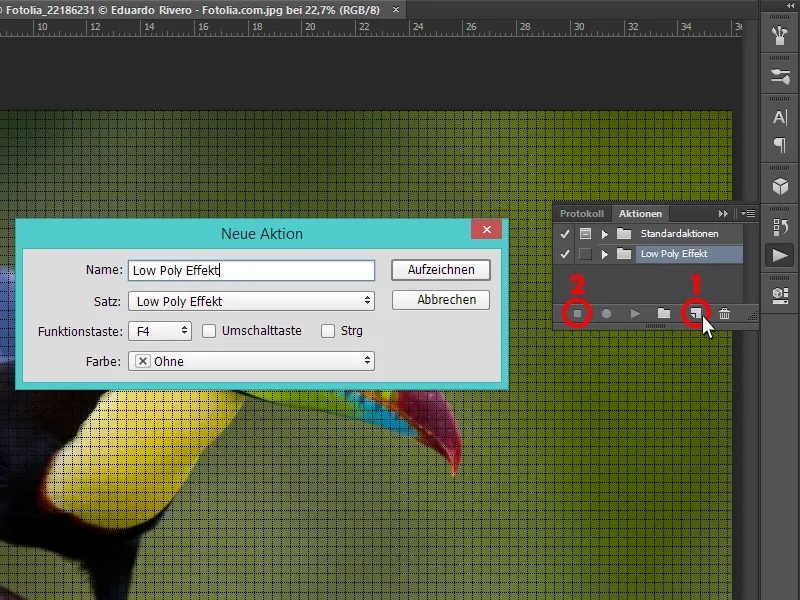 Der Low-Poly-Effekt in Photoshop