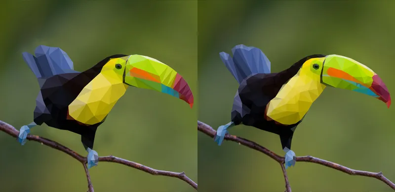 Der Low-Poly-Effekt in Photoshop