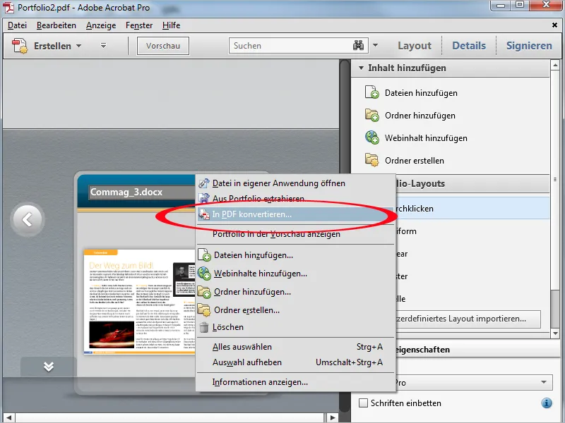 PDF-Portfolios mit Acrobat - Teil 2