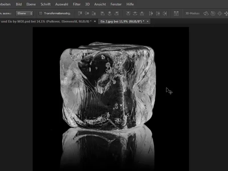 Photoshop-Composing - Feuer und Eis - Teil 10: Weitere Optimierung des frostigen Looks