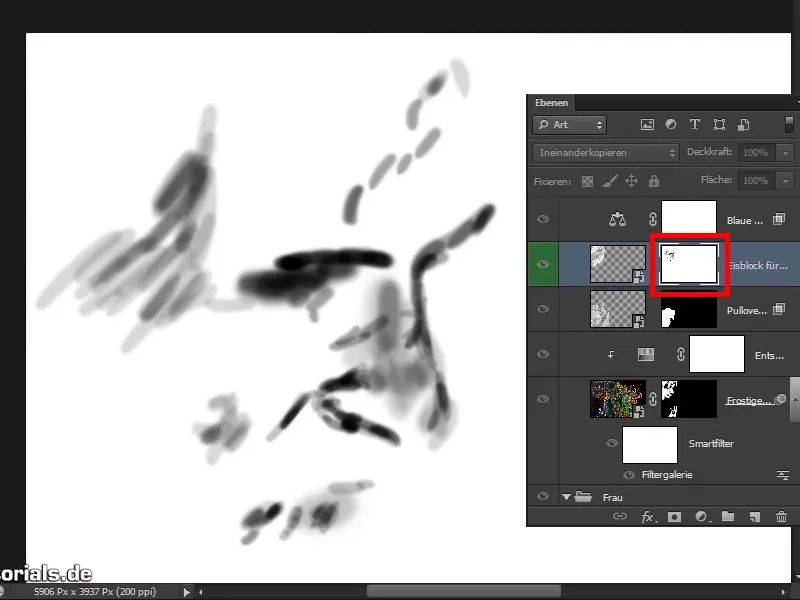 Photoshop-Composing - Feuer und Eis - Teil 10: Weitere Optimierung des frostigen Looks