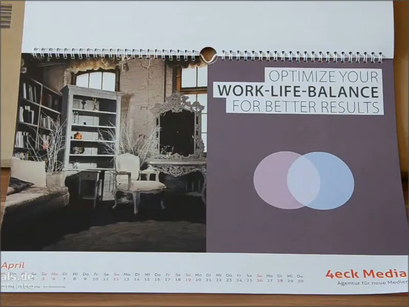 DIN-A3-Wandkalender professionell gestalten und in Druck geben