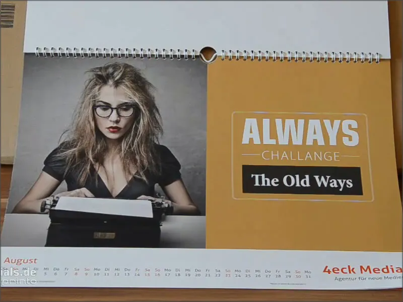 DIN-A3-Wandkalender professionell gestalten und in Druck geben