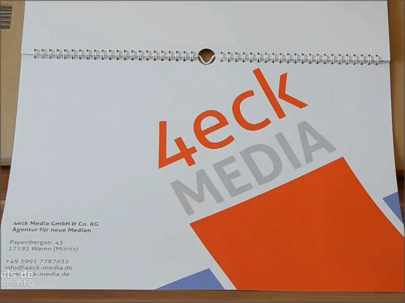 DIN-A3-Wandkalender professionell gestalten und in Druck geben