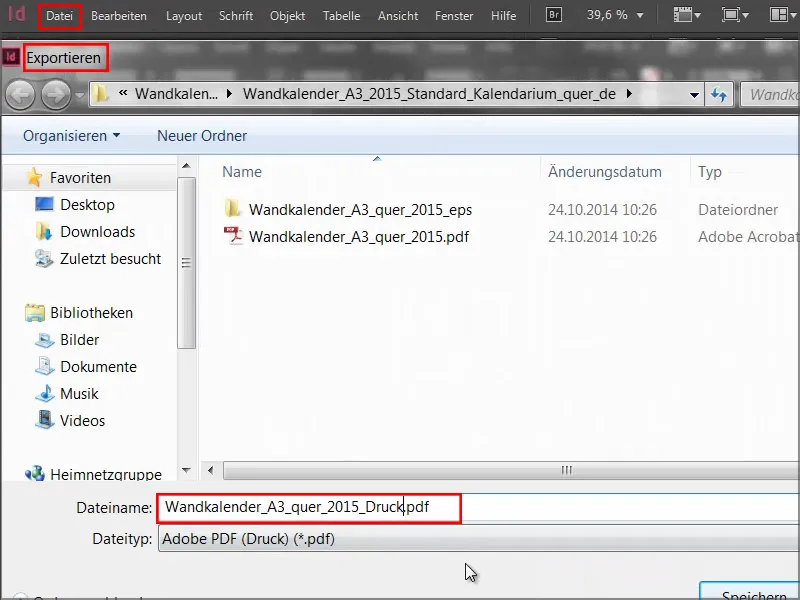 DIN-A3-Wandkalender professionell gestalten und in Druck geben