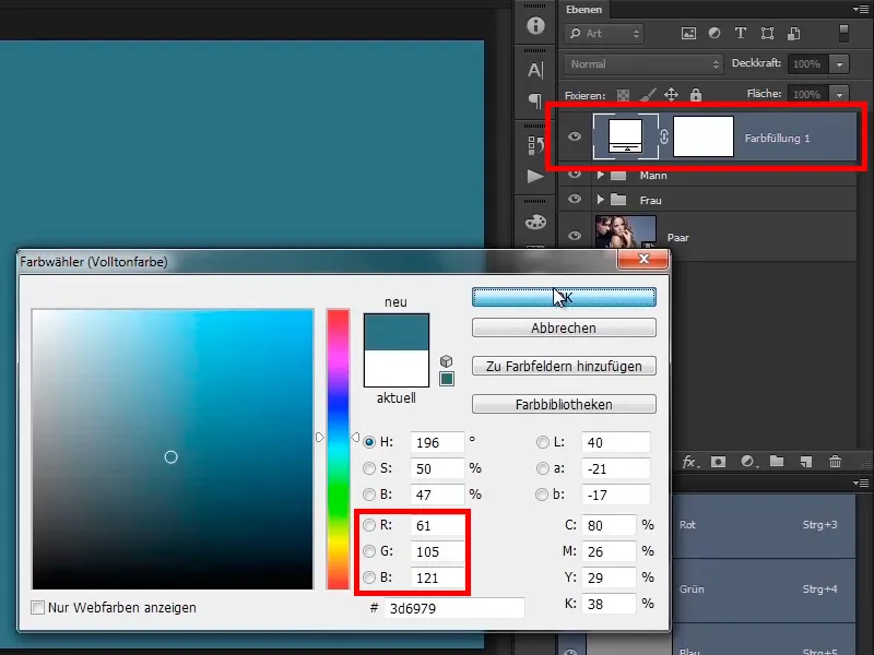 Photoshop-Composing - Feuer und Eis - Teil 11 - Der eisige Nebel und Farbanpassungen
