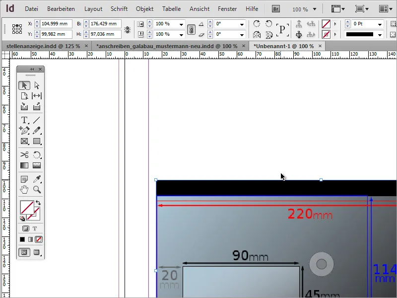 Briefpapier klassisch/modern und verspielt in Adobe InDesign gestalten