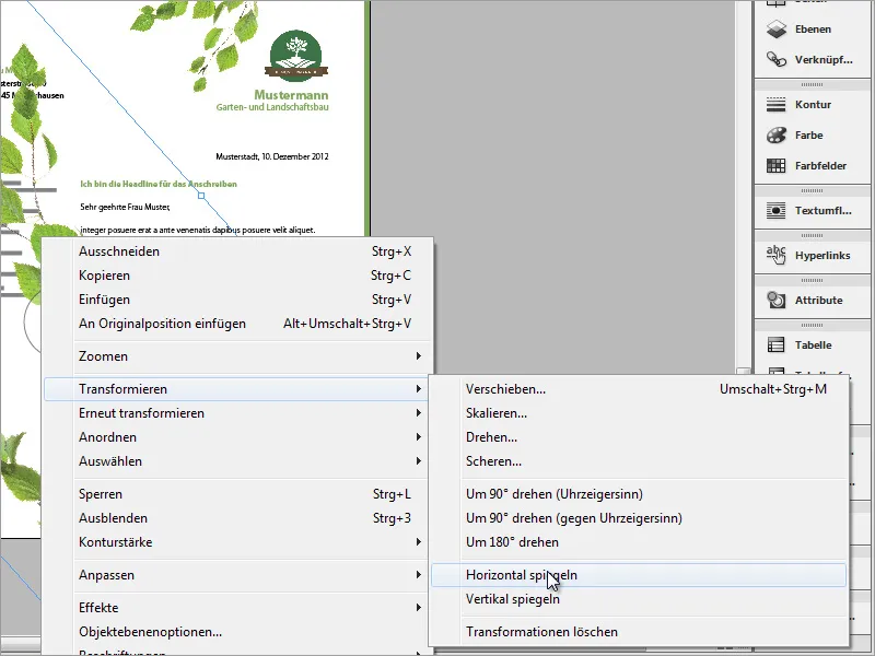Briefpapier klassisch/modern und verspielt in Adobe InDesign gestalten